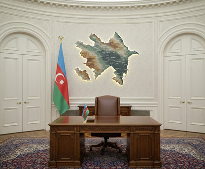 Azərbaycanın Topoqrafik Xəritəsi